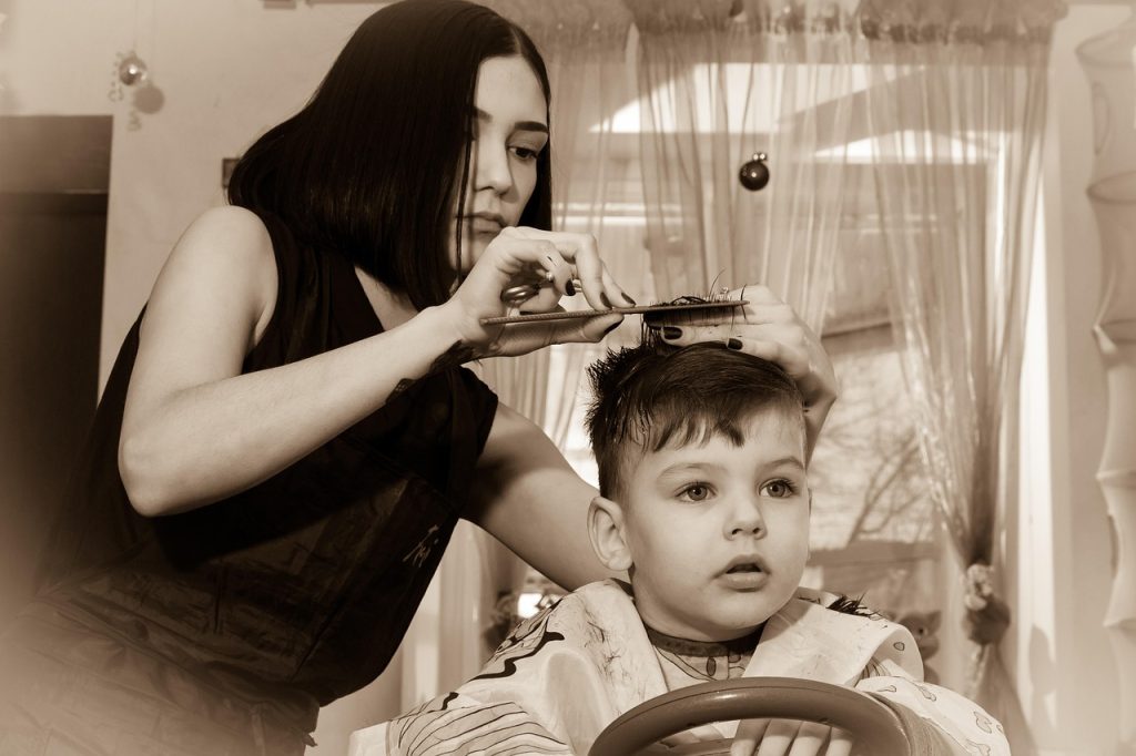 professional and stylish kids haircut services designed to keep your child looking fresh and feeling comfortable. friendly barbers specialized in children's haircuts.